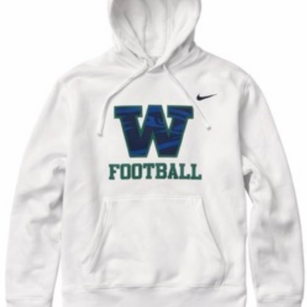 Nike Seattle Seahawks NFL football white‎ hoodie